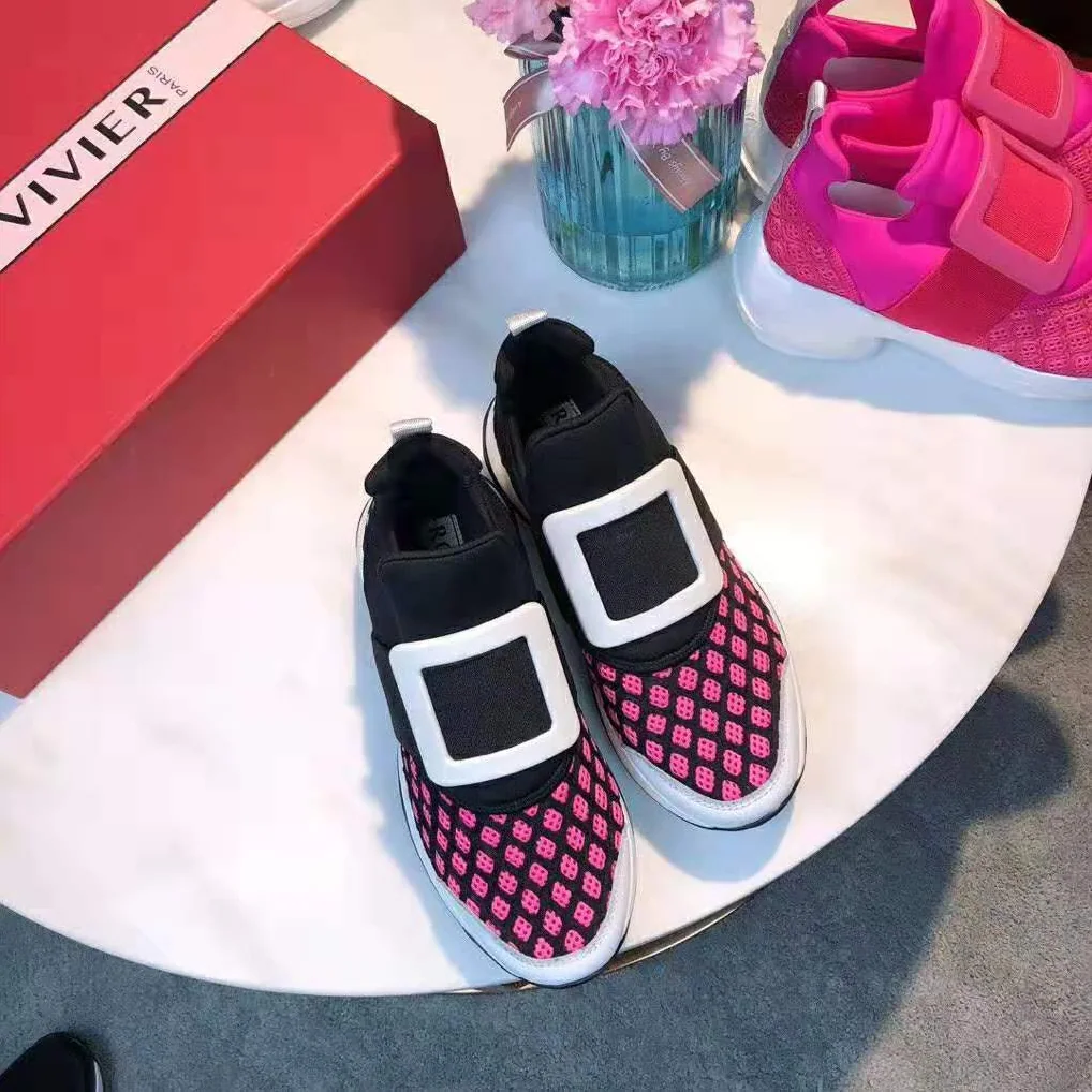 Roger Vivier Viv' Run Sneakers for Women in Pink