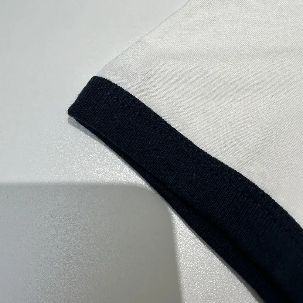 Dior Dioriviera T-Shirt Ecru and Navy Blue Cotton Jersey for Men Dior Dioriviera T-Shirt Ecru and Navy Blue Cotton Jersey for Men