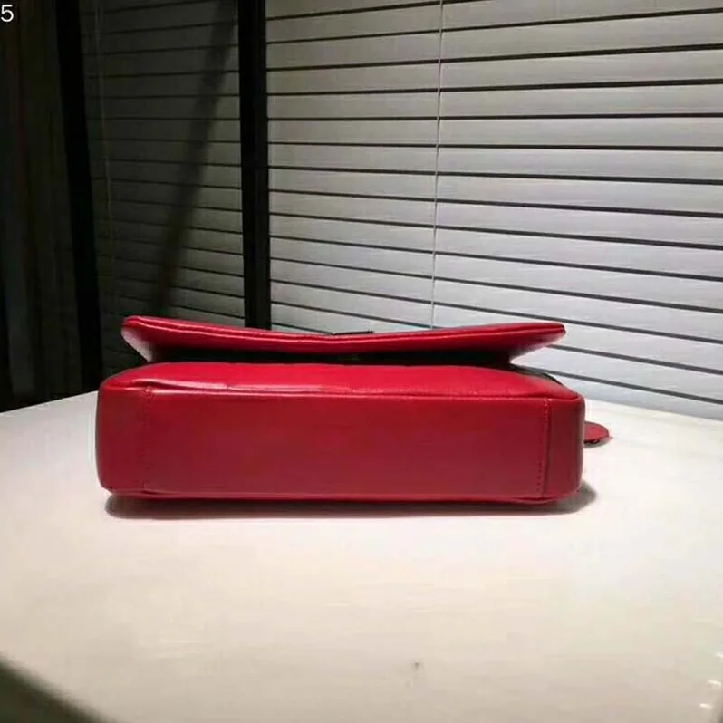 Saint Laurent YSL Medium Jamie Bag in Patchwork Leather in Red Saint Laurent YSL Medium Jamie Bag in Patchwork Leather in Red