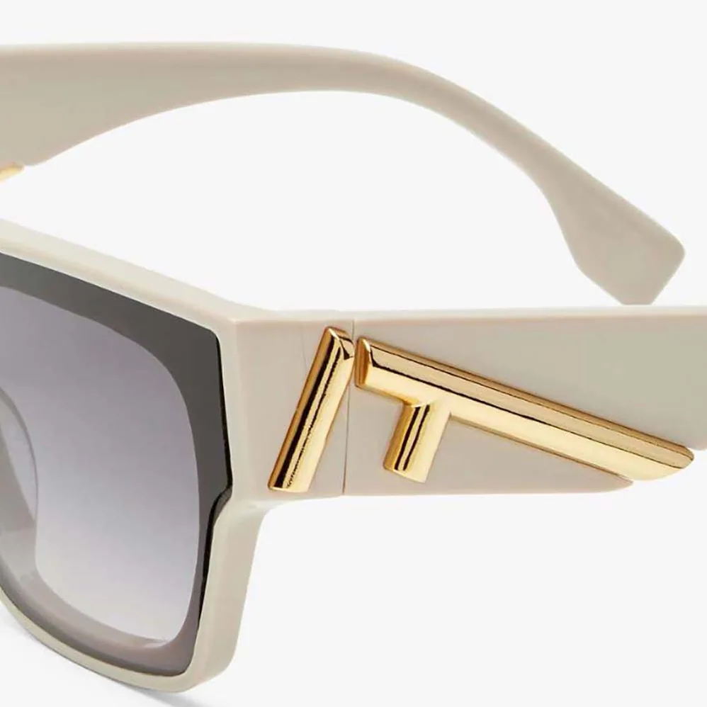 Fendi Fendi First Cream Acetate Sunglasses for Women Fendi Fendi First Cream Acetate Sunglasses for Women