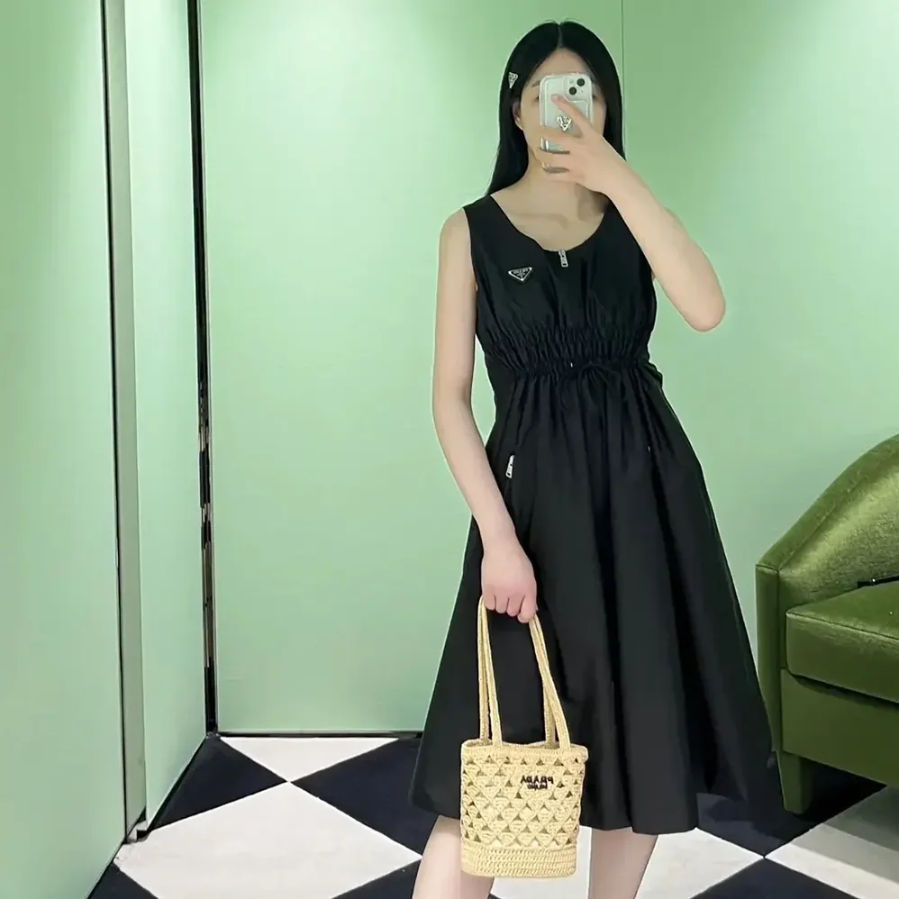 Prada Light Re for Women in Nylon Sleeveless Dress Prada Light Re for Women in Nylon Sleeveless Dress