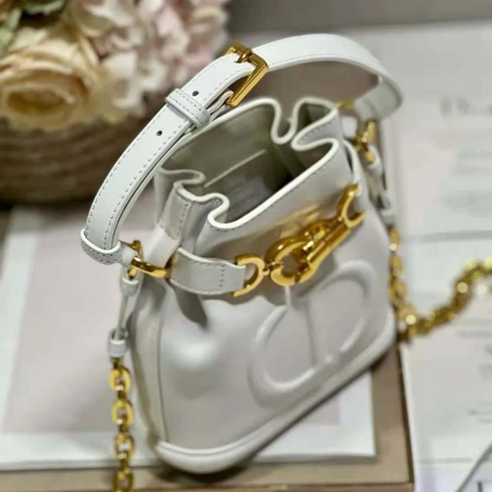 Dior Small C'est Dior Bag Latte CD for Women in Embossed Calfskin