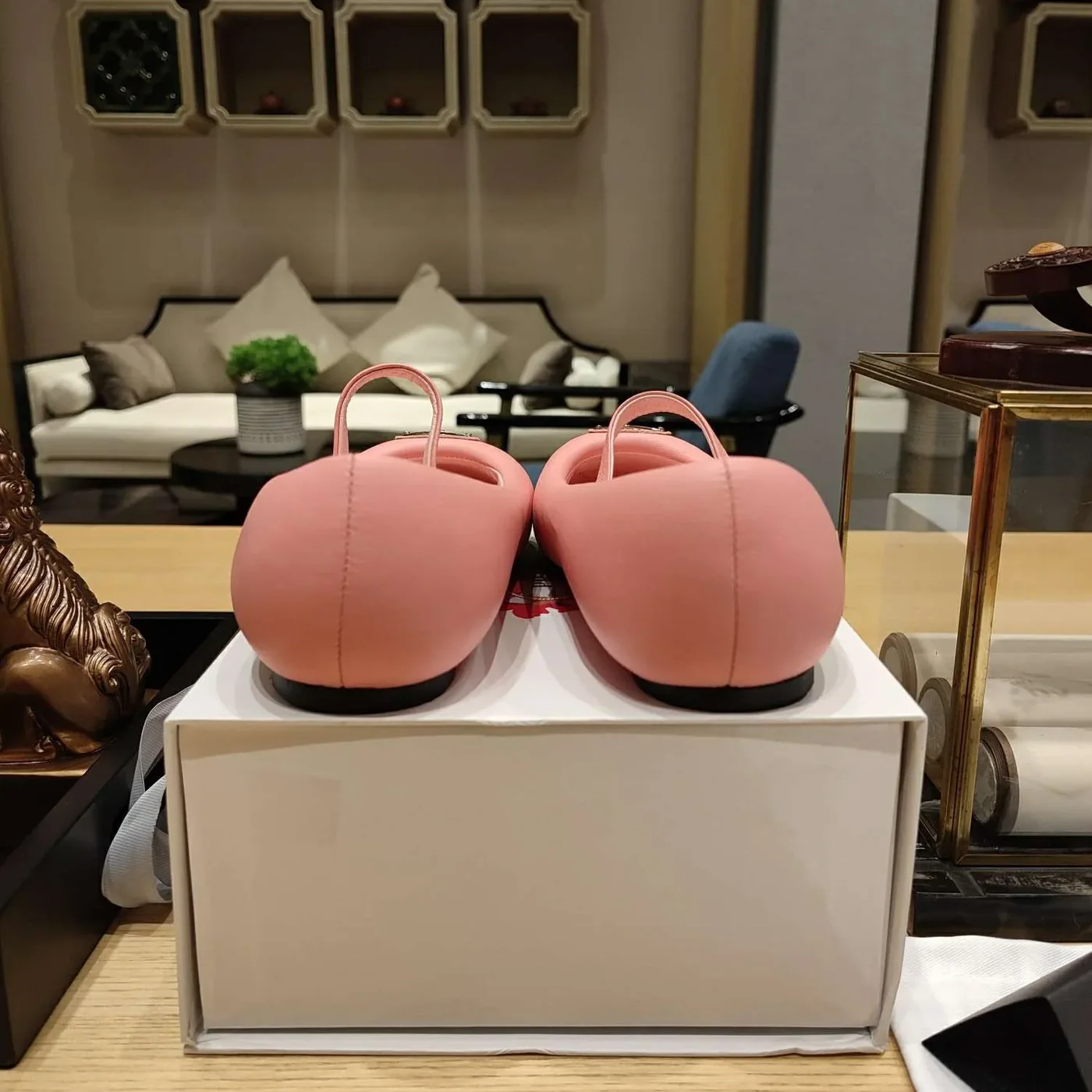 Prada Soft Padded Nappa Ballerinas Light Pink Prada Soft Padded Nappa Ballerinas Light Pink