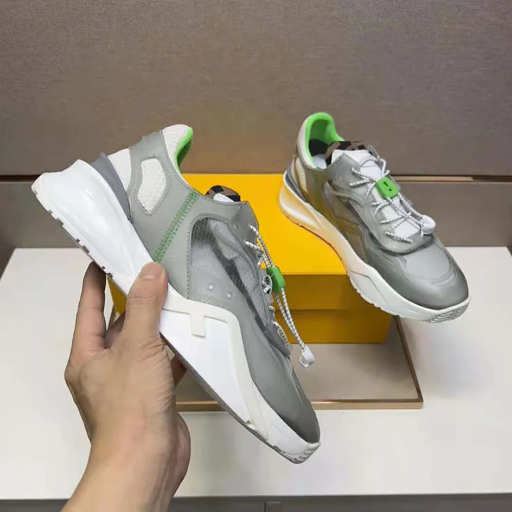 Fendi Flow Gray Nylon Low for Men in tops Fendi Flow Gray Nylon Low for Men in tops