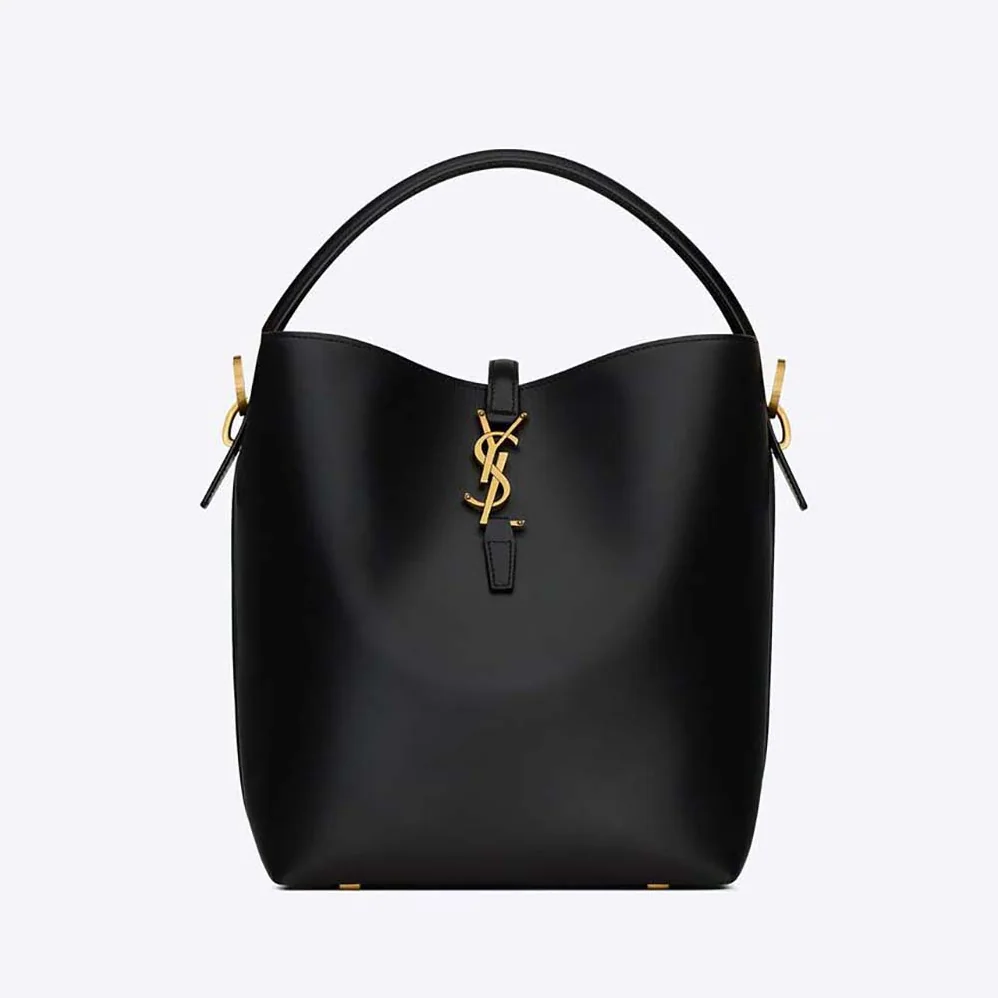 Saint Laurent YSL Le 37 in Shiny Leather for Women in Black