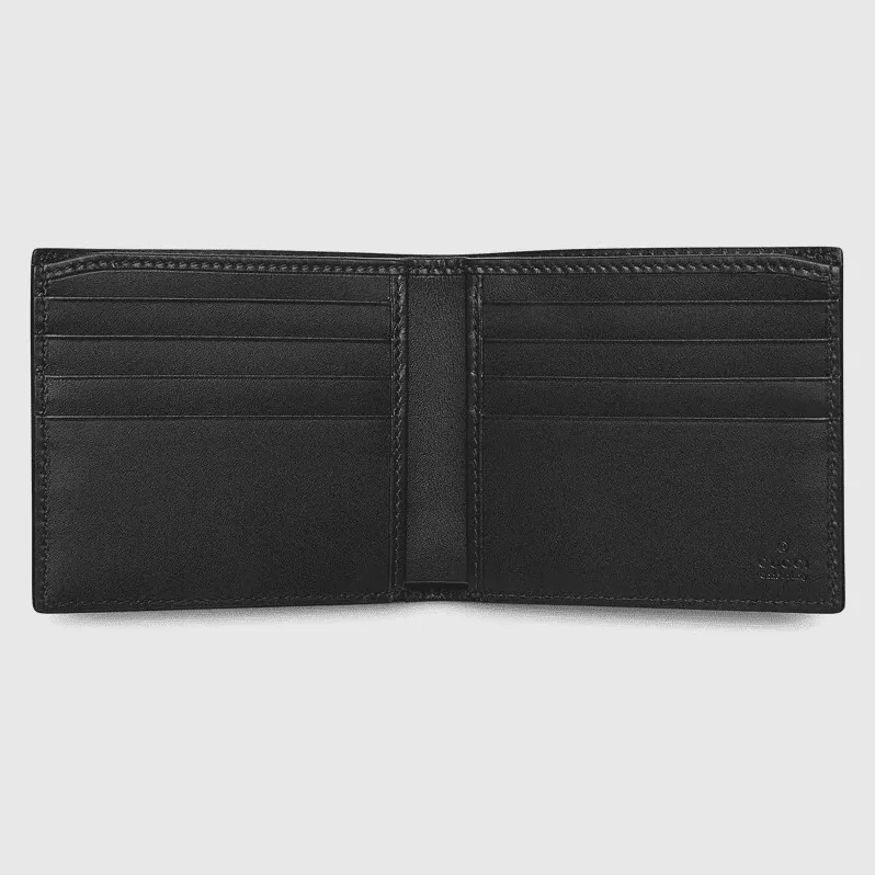 GG Grey Supreme & Green in Red Stripe Web wallet