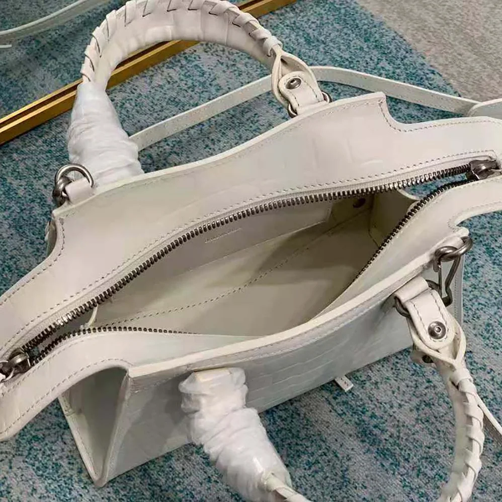 Balenciaga Neo Classic Mini Top Handle Bag for Women in White
