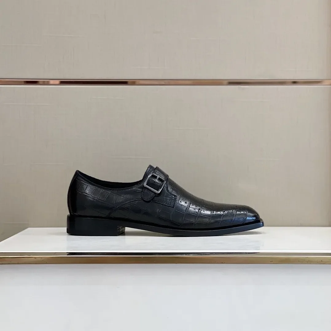 Fendi Force Monk Strap Shoes Black Fendi Force Monk Strap Shoes Black