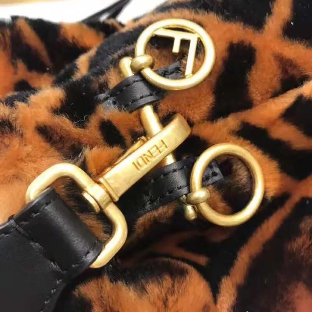 Fendi Mon Tresor Mini for Women in Bag in Brown Sheepskin Fendi Mon Tresor Mini for Women in Bag in Brown Sheepskin