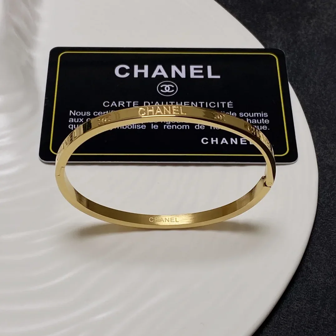 Chanel Strap Bracelet Gold Chanel Strap Bracelet Gold
