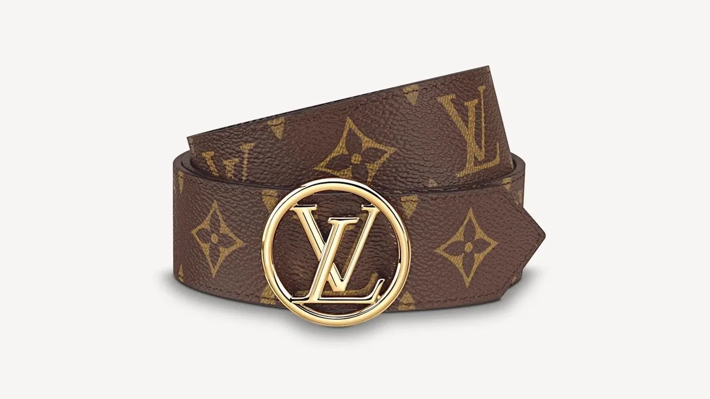 Red Reversible Leather Belt