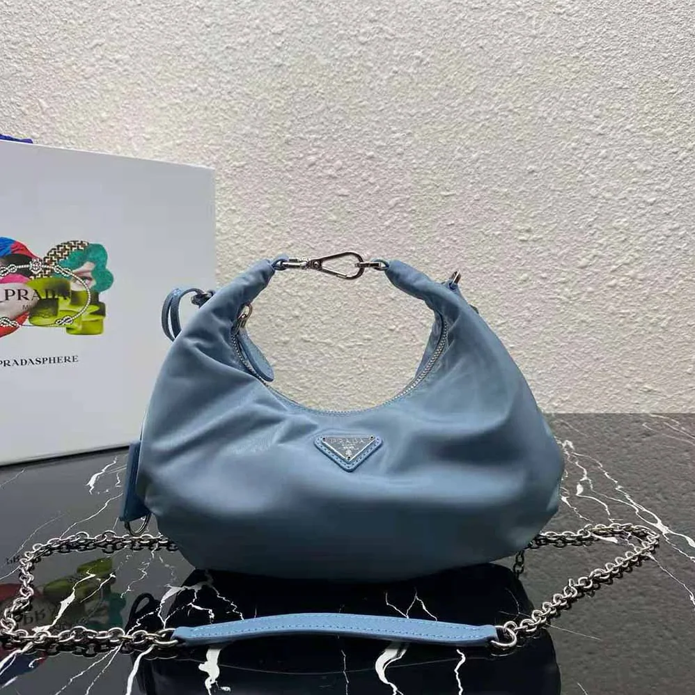 Prada Re-Edition 2006 Nylon Bag for Women in Blue