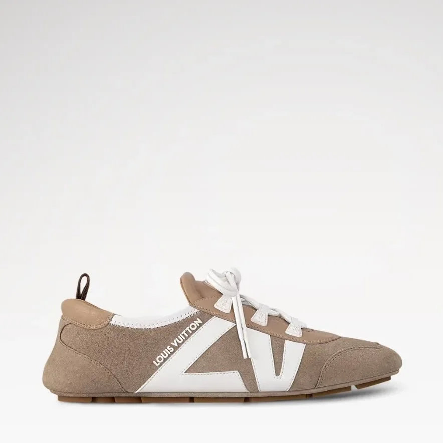 Louis Vuitton LV Sneakerina Hazelnut Brown 1AHNFA Louis Vuitton LV Sneakerina Hazelnut Brown 1AHNFA