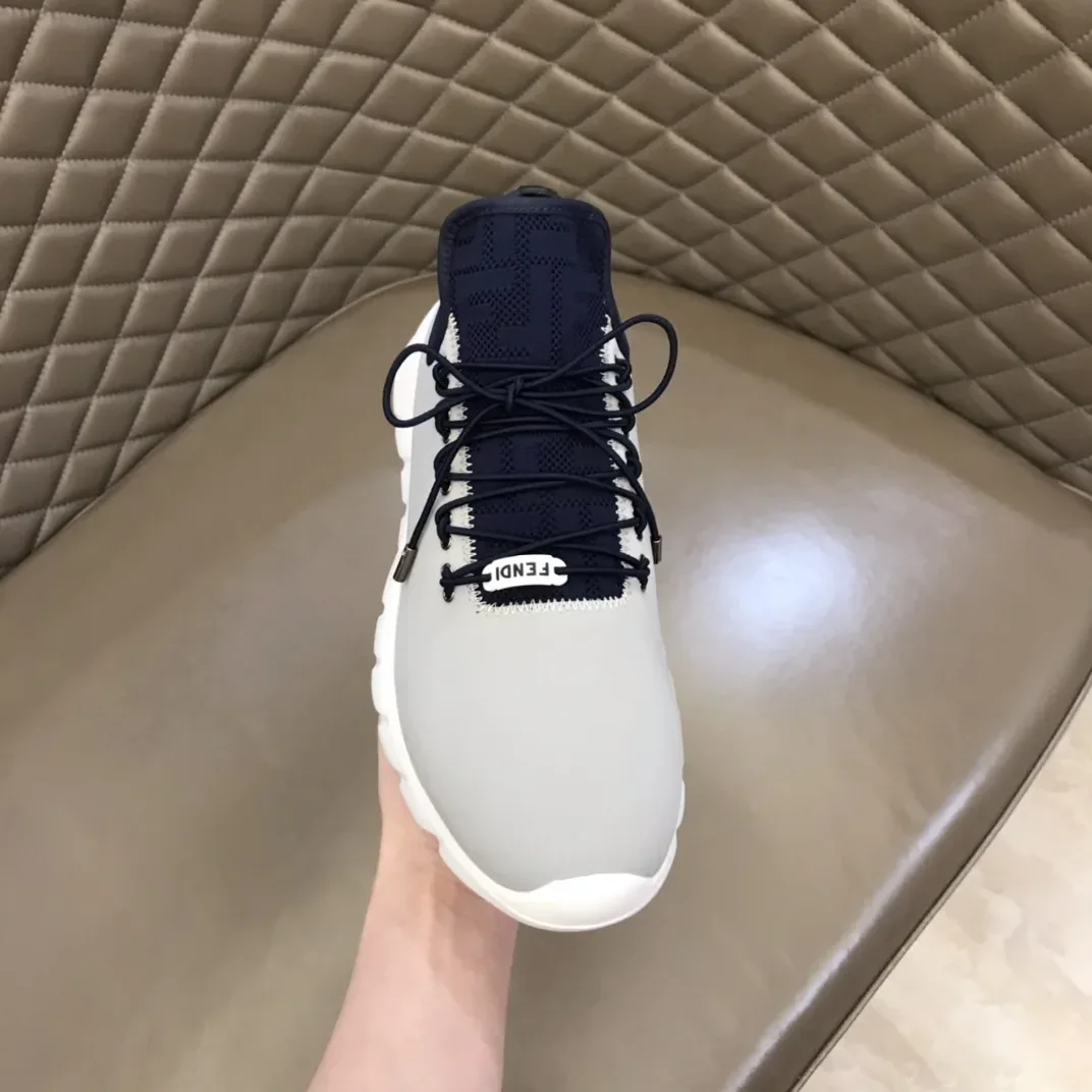 Fendi FD Faster Trainers Grey Fendi FD Faster Trainers Grey