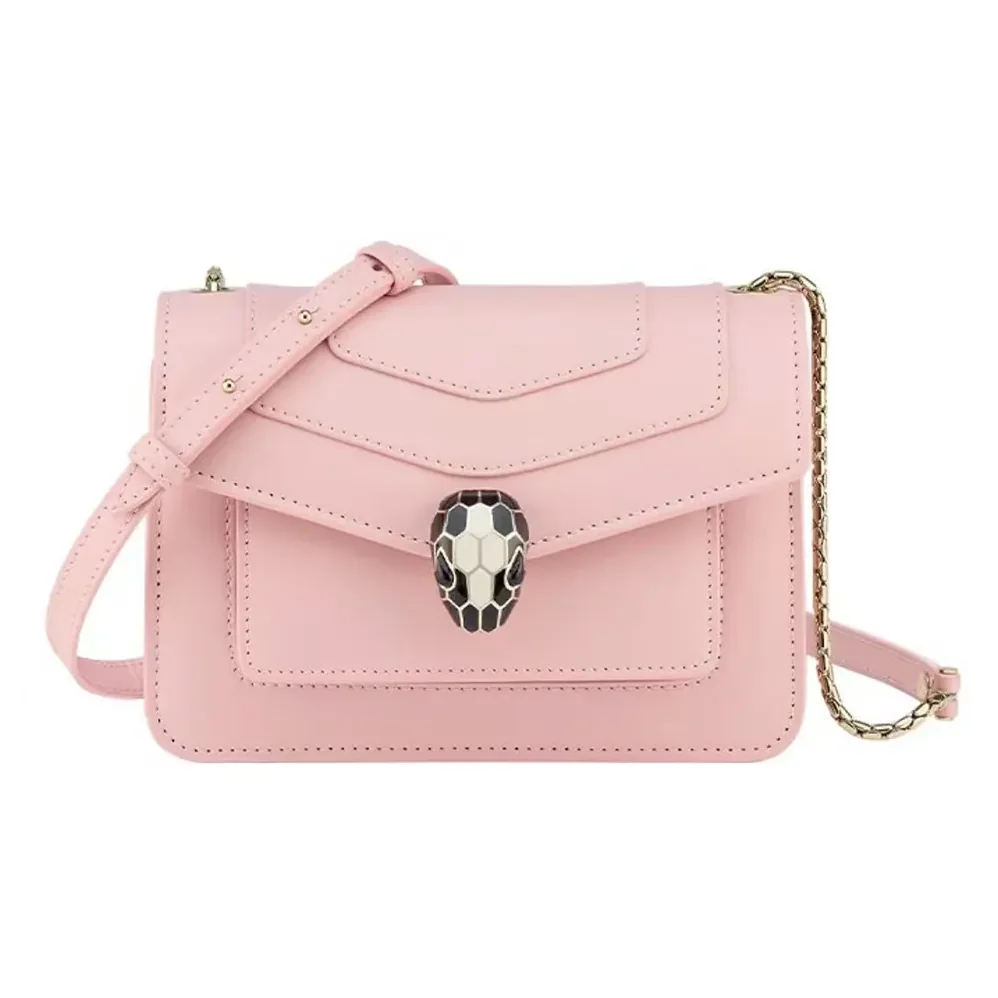 Bvlgari Mini Serpenti Forever East-West Shoulder Bag for Women in Pink Bvlgari Mini Serpenti Forever East-West Shoulder Bag for Women in Pink