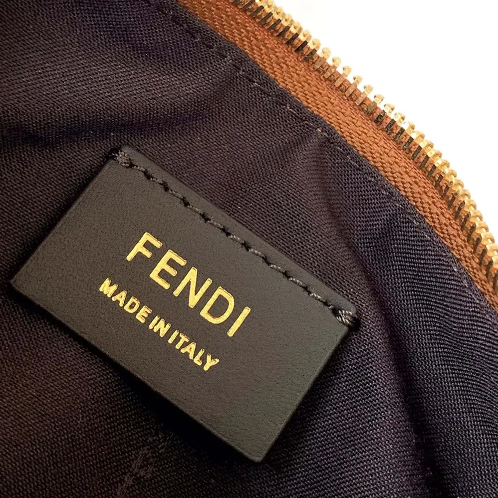Fendi Fendigraphy Mini Brown Leather Mini for Women in bag Fendi Fendigraphy Mini Brown Leather Mini for Women in bag