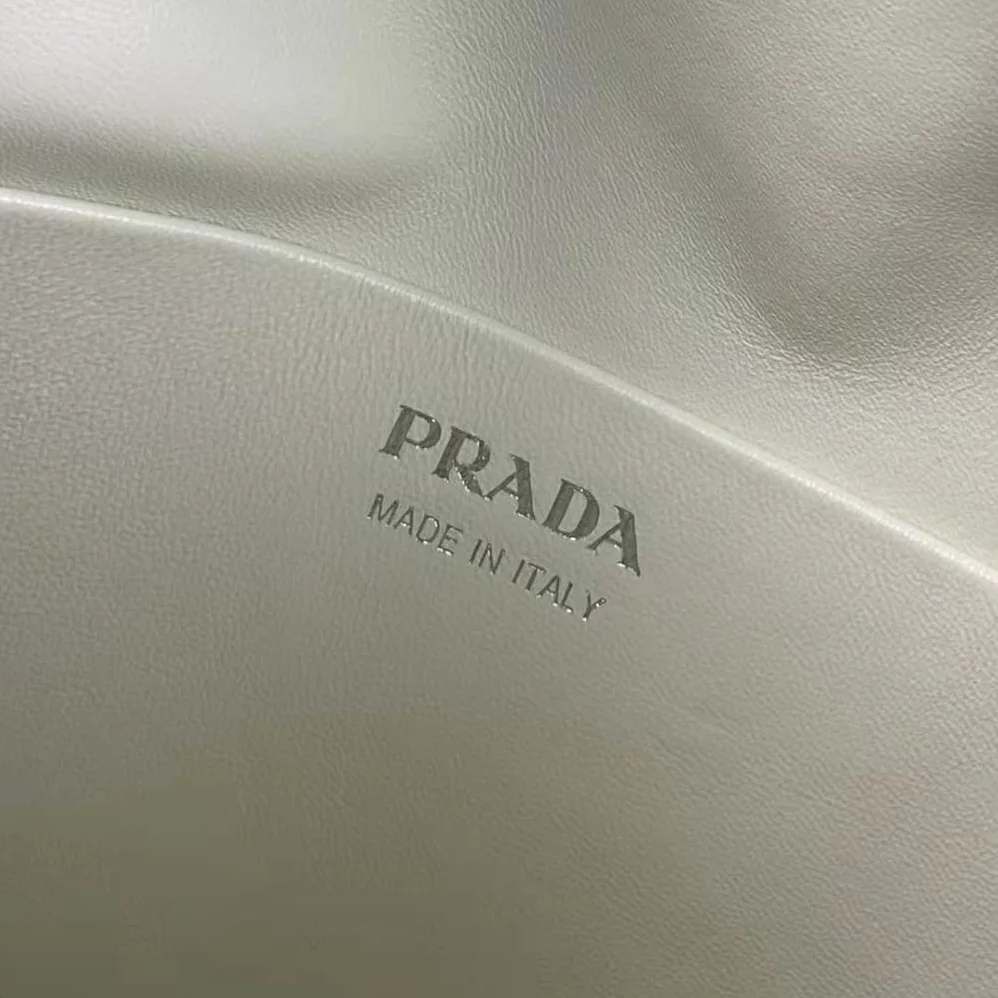 Prada Small Leather Prada Supernova Handbag for Women in White Prada Small Leather Prada Supernova Handbag for Women in White