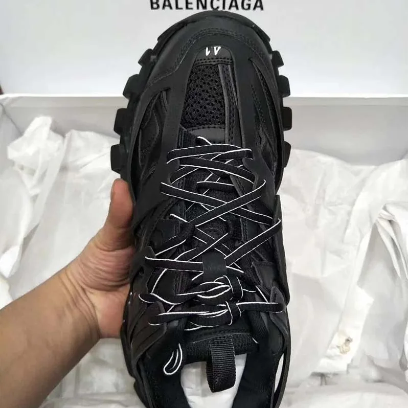 Balenciaga Shoes Track Trainers in Black Mesh and Nylon for Men in Black Balenciaga Shoes Track Trainers in Black Mesh and Nylon for Men in Black