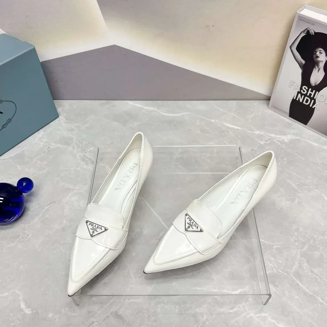 Prada Patent Pumps White Prada Patent Pumps White