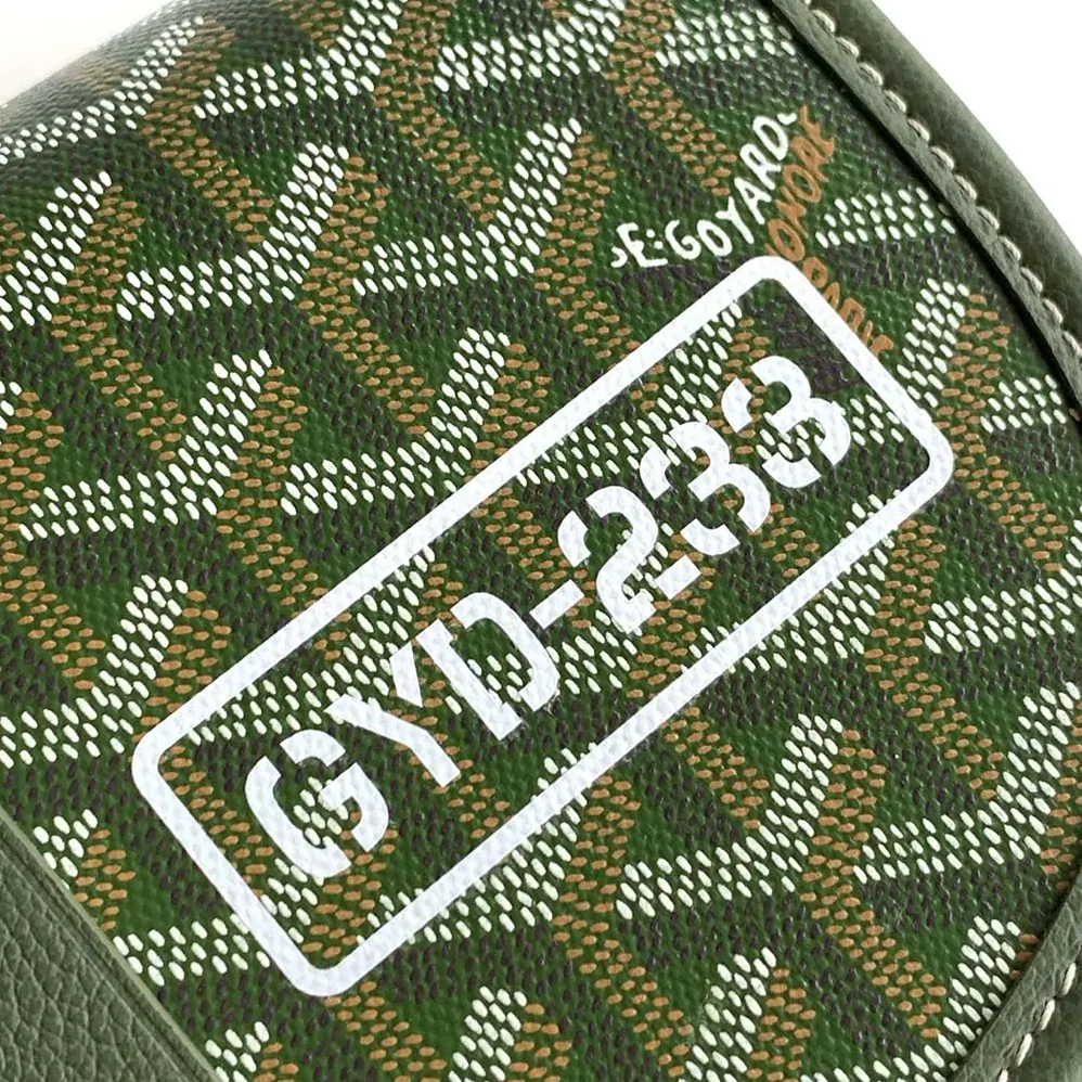 Goyard Belvedere PM Bag for Unisex in Green Goyard Belvedere PM Bag for Unisex in Green