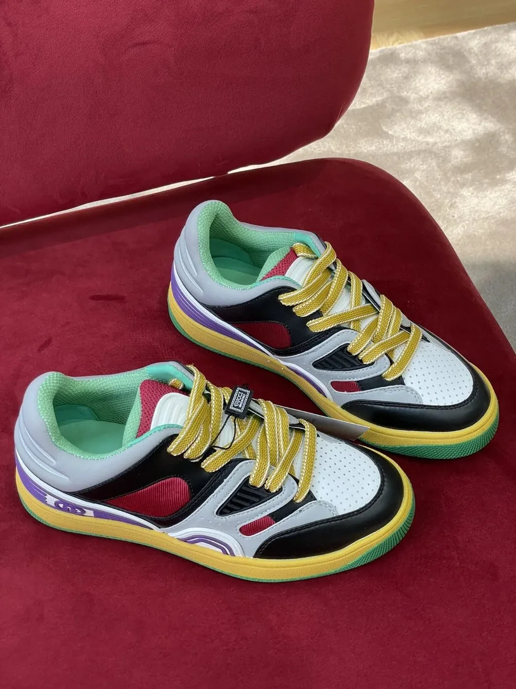Gucci Sneaker Gucci Basket Donna Black Demetra for Women