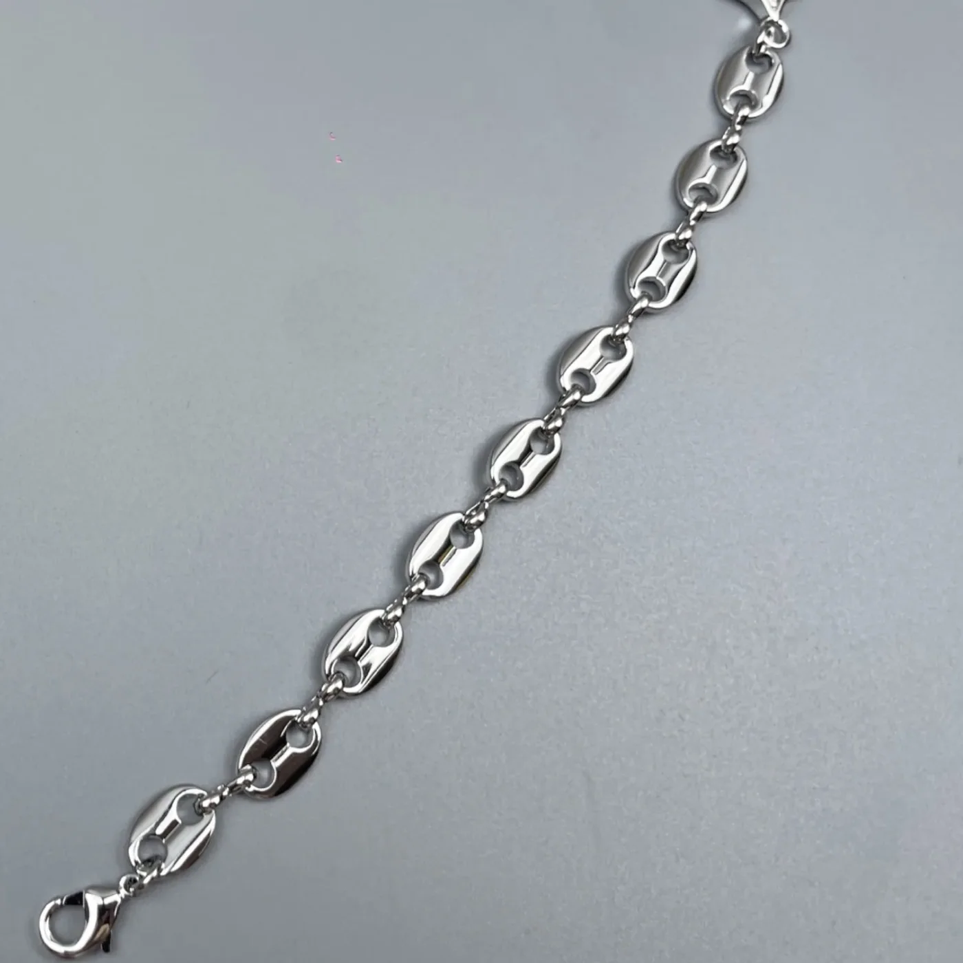 Louis Vuitton Sailor Necklace Silver in Toned