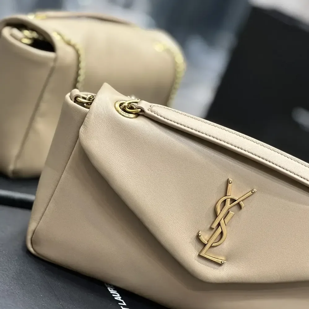 Saint Laurent YSL Calypso in Plunged Lambskin for Women