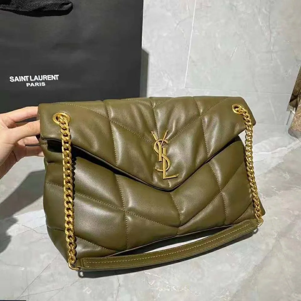Saint Laurent YSL Puffer Medium Bag in Quilted Lambskin for Women