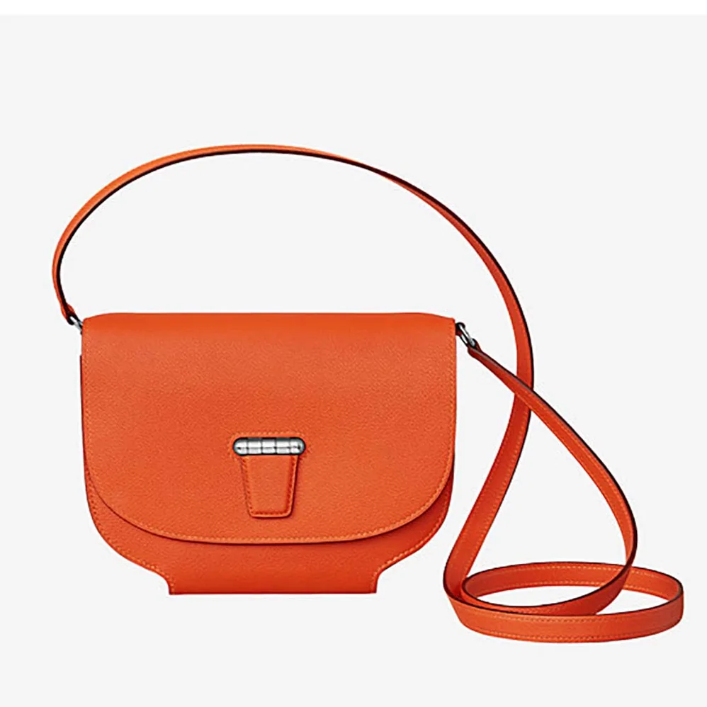 Hermes Convoyeur Mini Bag in Calfskin for Women in Orange Hermes Convoyeur Mini Bag in Calfskin for Women in Orange