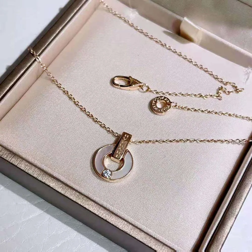 Bvlgari Bvlgari Necklace Ircular Motif has Evolved Into a Fresh Openwork Design Bvlgari Bvlgari Necklace Ircular Motif has Evolved Into a Fresh Openwork Design