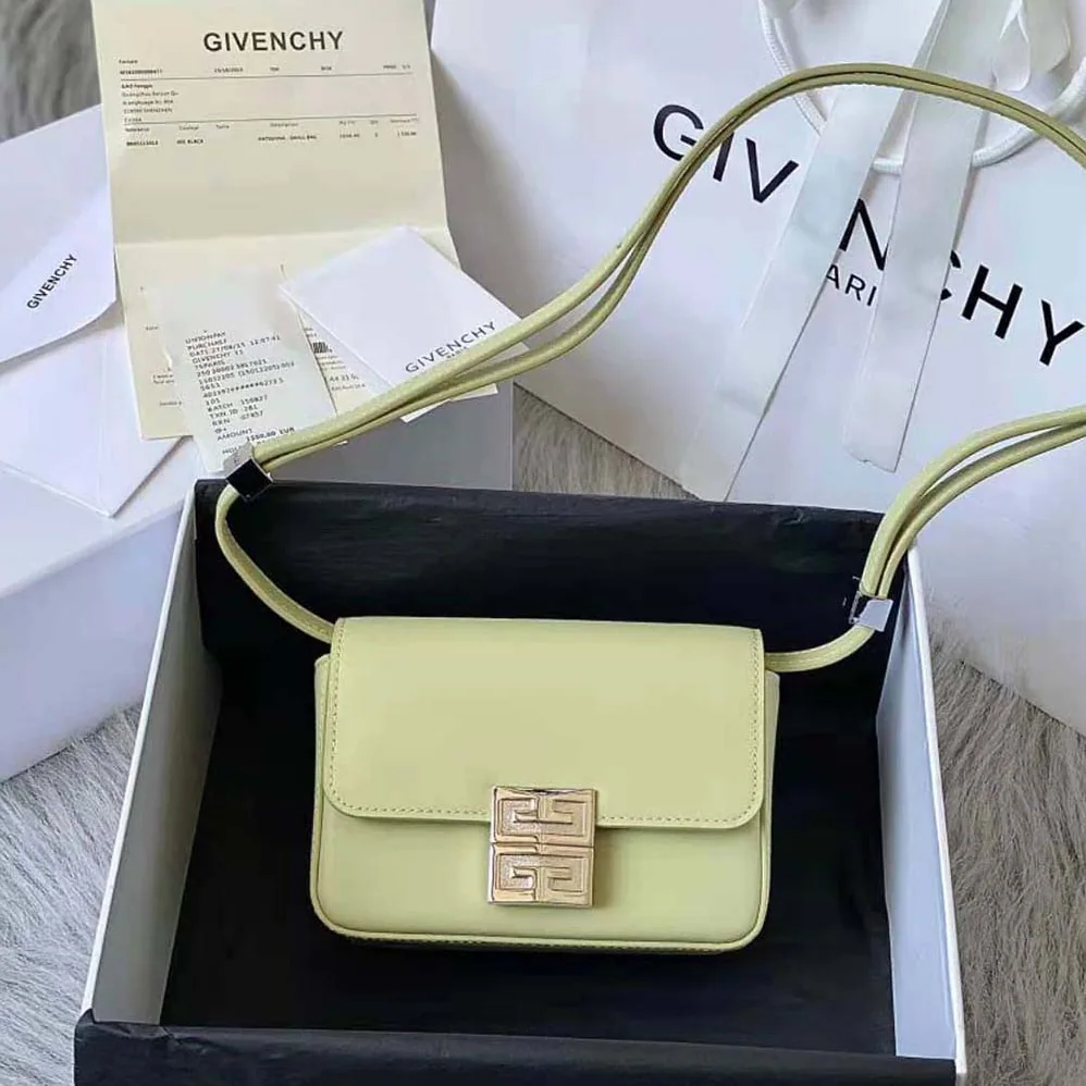 Givenchy Small 4g Bag in Box Leather for Women in Aqua