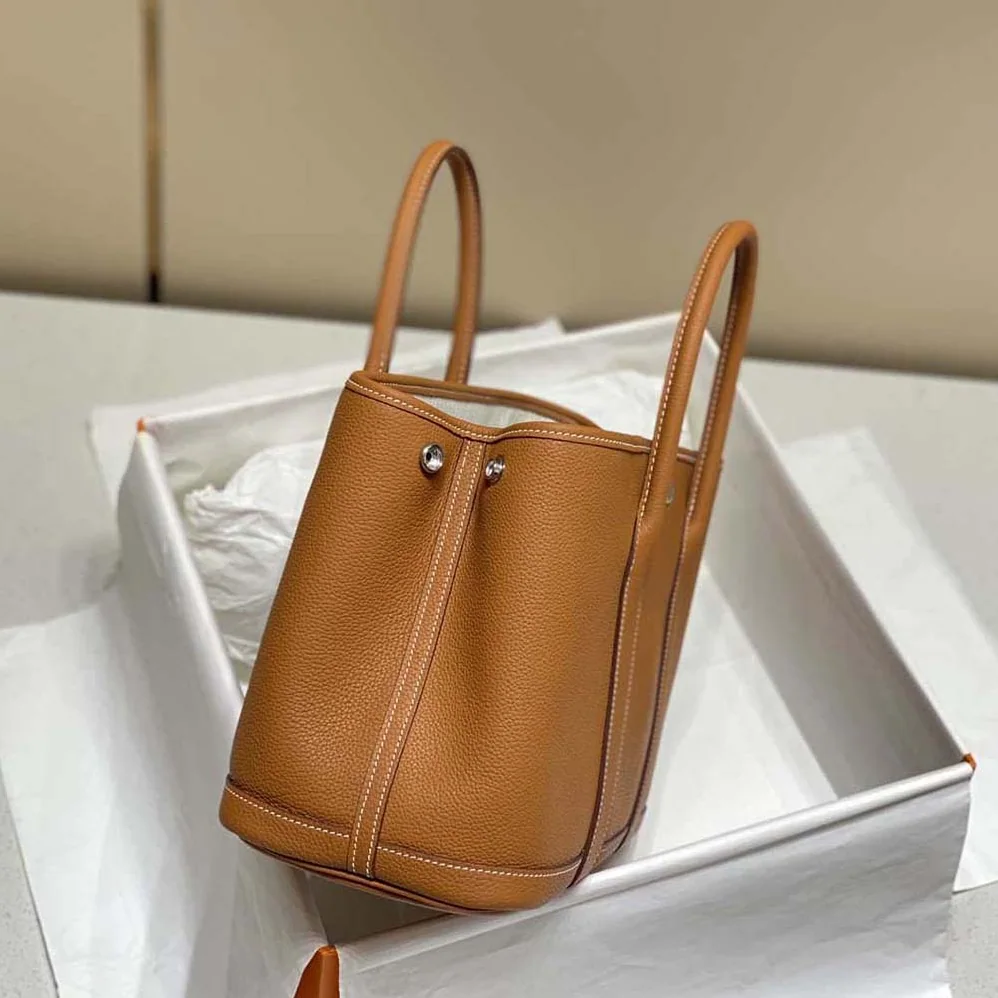 Hermes Garden Party 30 Voyage Bag for Unisex in Brown