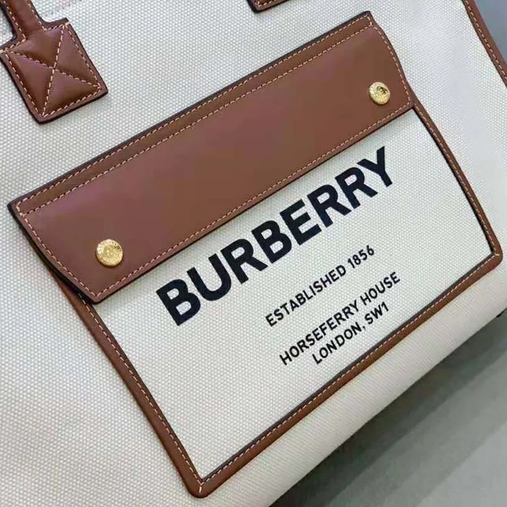 Burberry Medium Freya Tote for Women in Beige Burberry Medium Freya Tote for Women in Beige