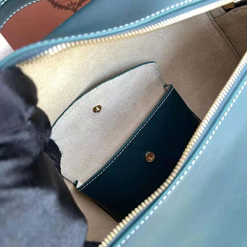 Loro Piana Extra Bag in Calfskin Leather for Women in Green