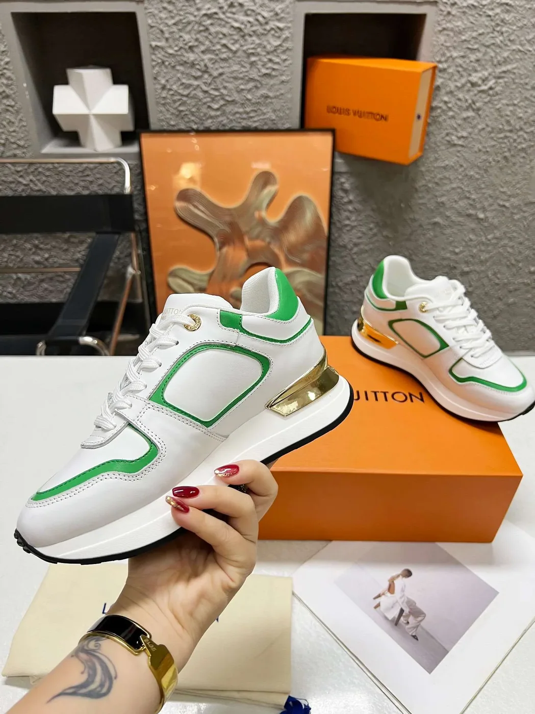 Louis Vuitton Neo Run Away Sneaker White Louis Vuitton Neo Run Away Sneaker White