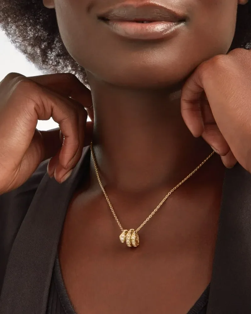 Bvlgari Serpenti Viper Necklace Yellow Gold