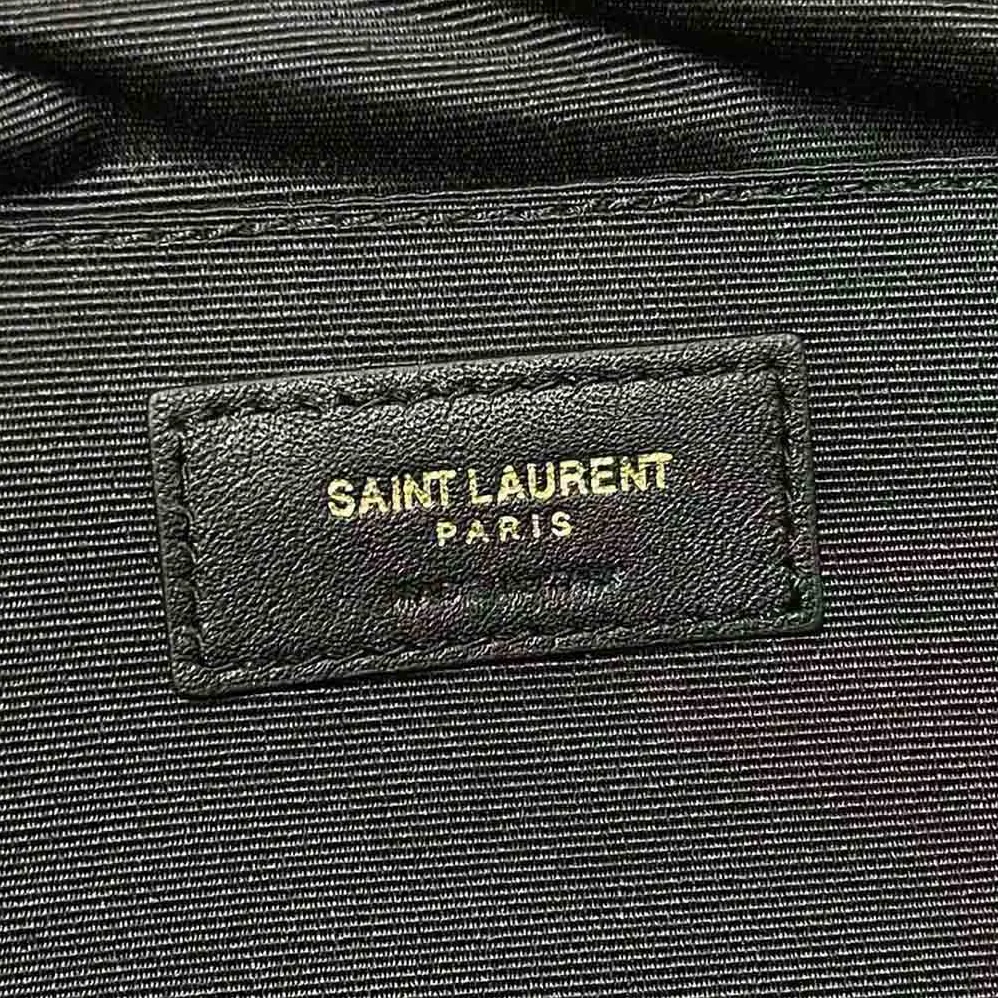 Saint Laurent YSL Monogram Document Holder in Matelasse Leather for Women in Black