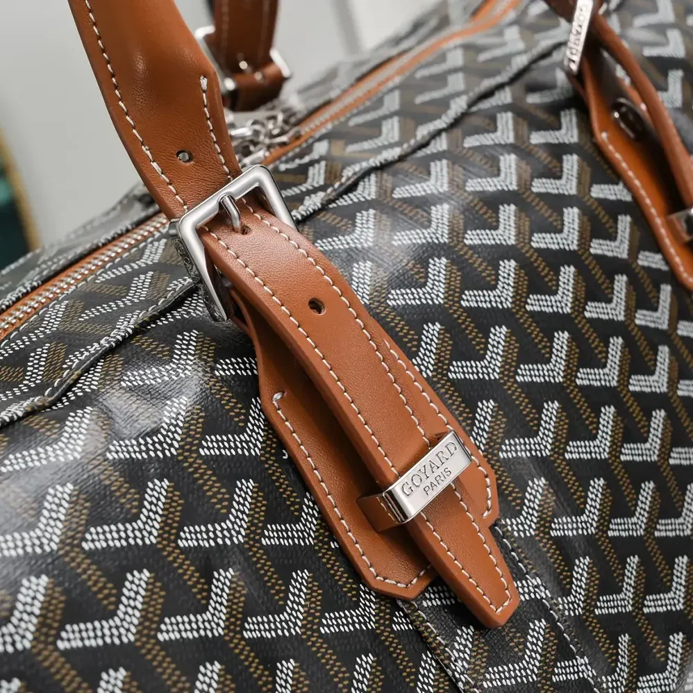 Goyard Boston 50 Bag for Unisex in Brown