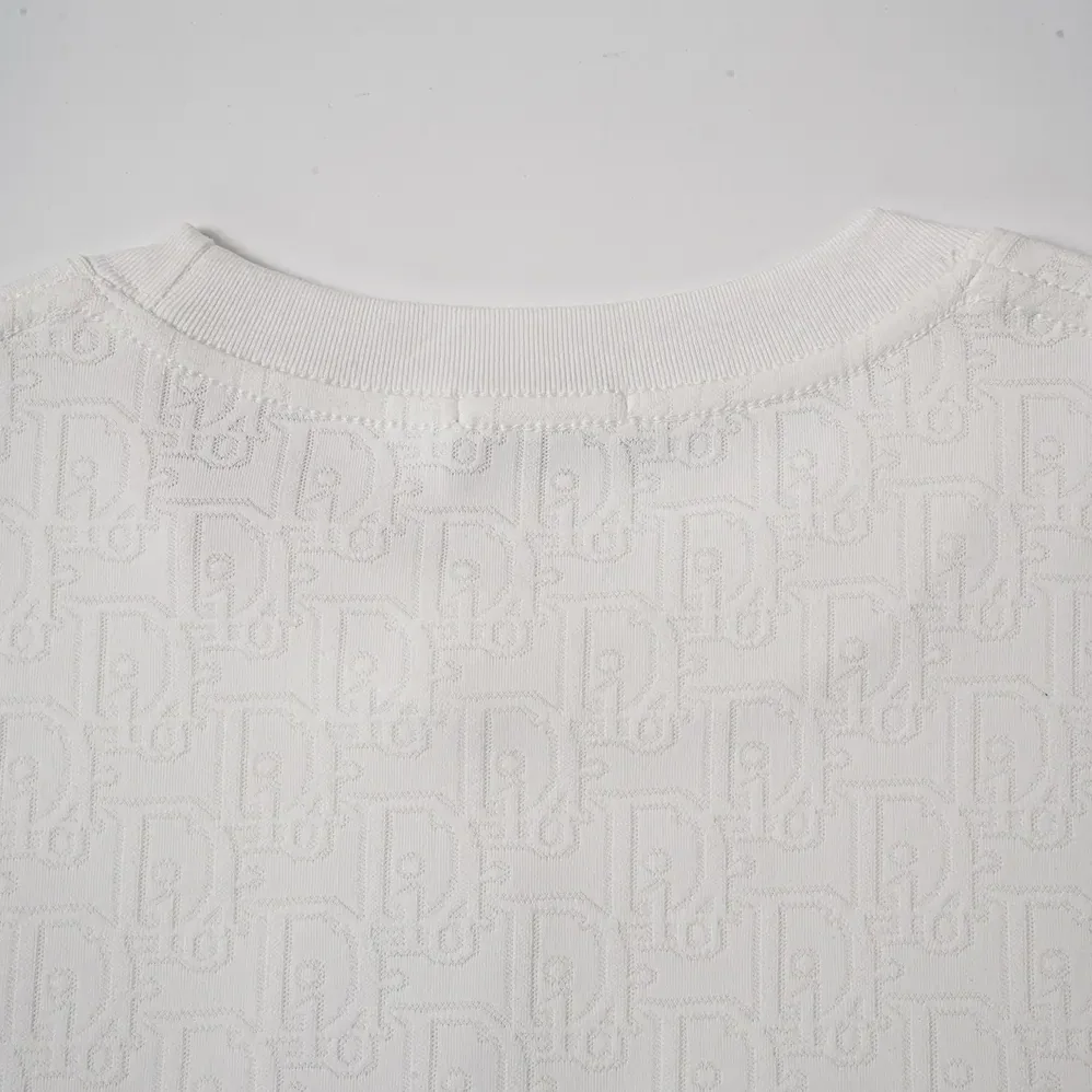 Dior Oblique T-Shirt Relaxed Fit White Cotton Jersey for Women Dior Oblique T-Shirt Relaxed Fit White Cotton Jersey for Women