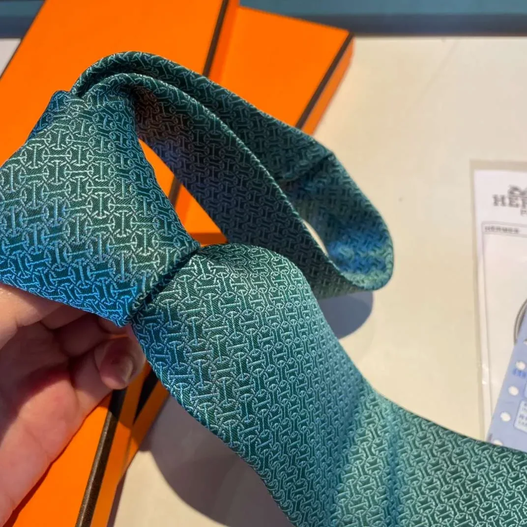Hermes Tie Larguez Les Amarres Twillbi Green Hermes Tie Larguez Les Amarres Twillbi Green