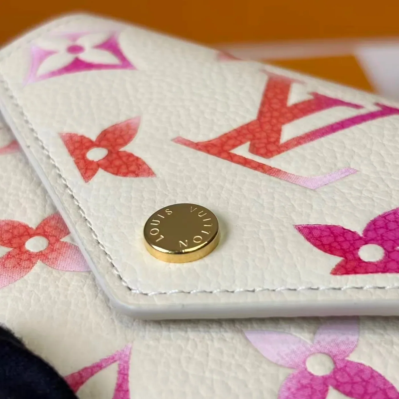 Louis Vuitton Victorine Wallet Cream 4.7 Inches/