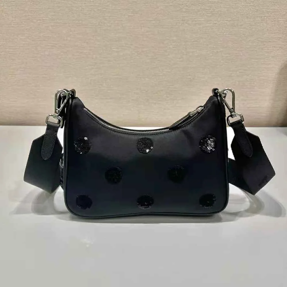 Prada Re-Edition 2005 Re-Nylon Polka for Women in Dot Bag Prada Re-Edition 2005 Re-Nylon Polka for Women in Dot Bag