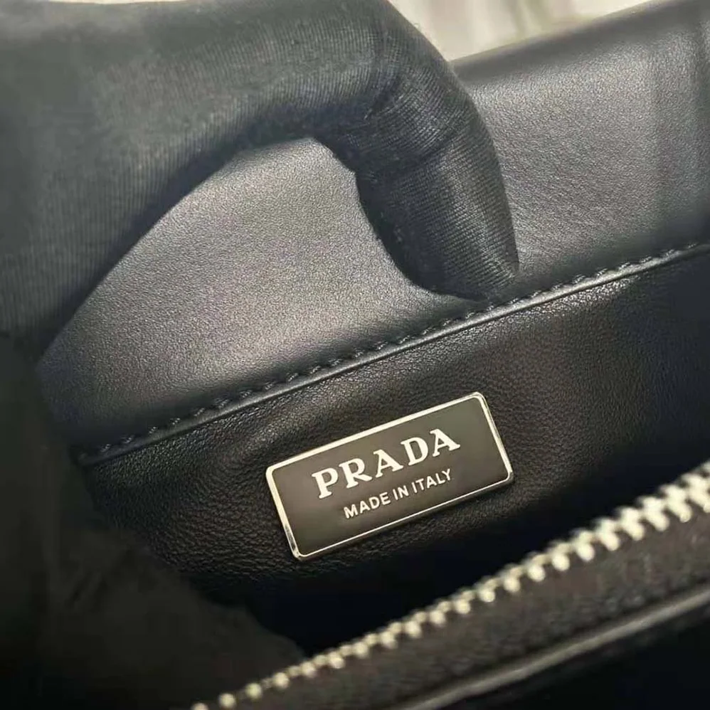 Prada Small Leather Bag for Women in Black Prada Small Leather Bag for Women in Black