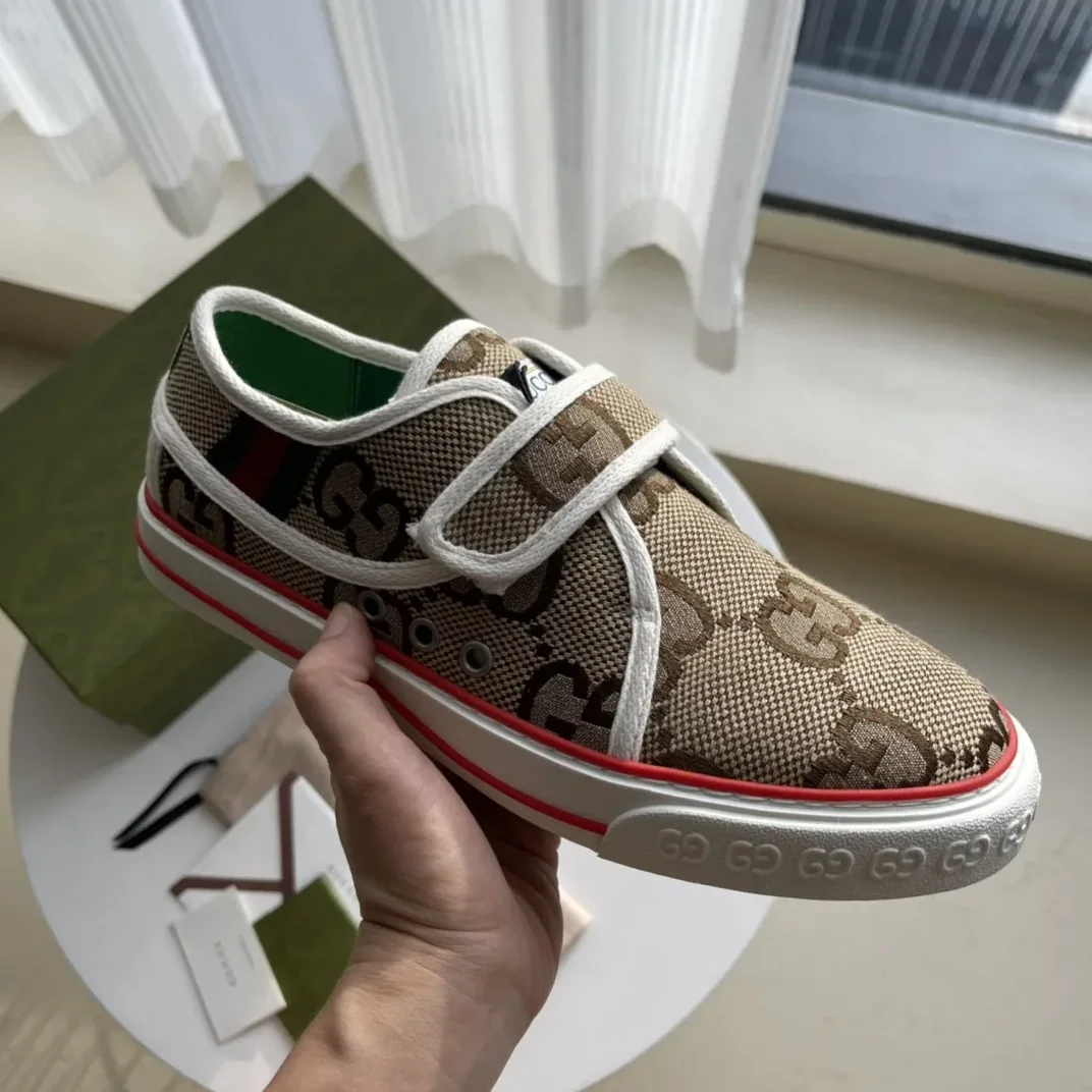 Gucci Maxi GG Tennis 1977 Sneaker Brown for Women Gucci Maxi GG Tennis 1977 Sneaker Brown for Women