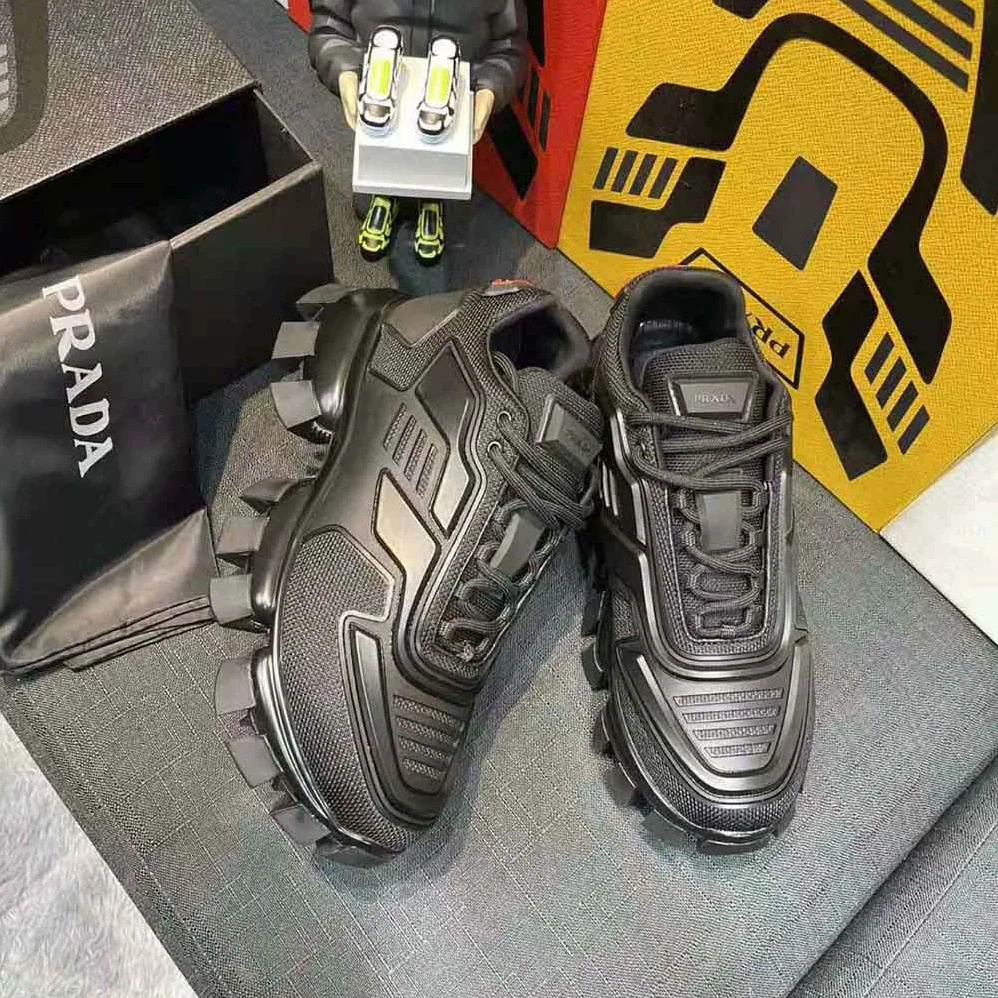 Prada Cloudbust Thunder Sneakers for Women in Black