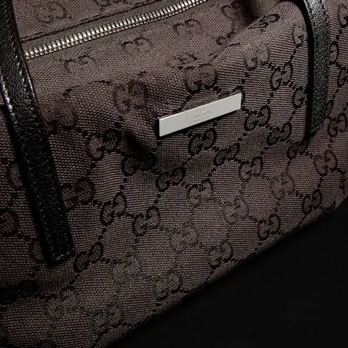 Gucci Melrose Boston Medium Shoulder Bag in Dark Brown Palladium Hardware Gucci Melrose Boston Medium Shoulder Bag in Dark Brown Palladium Hardware