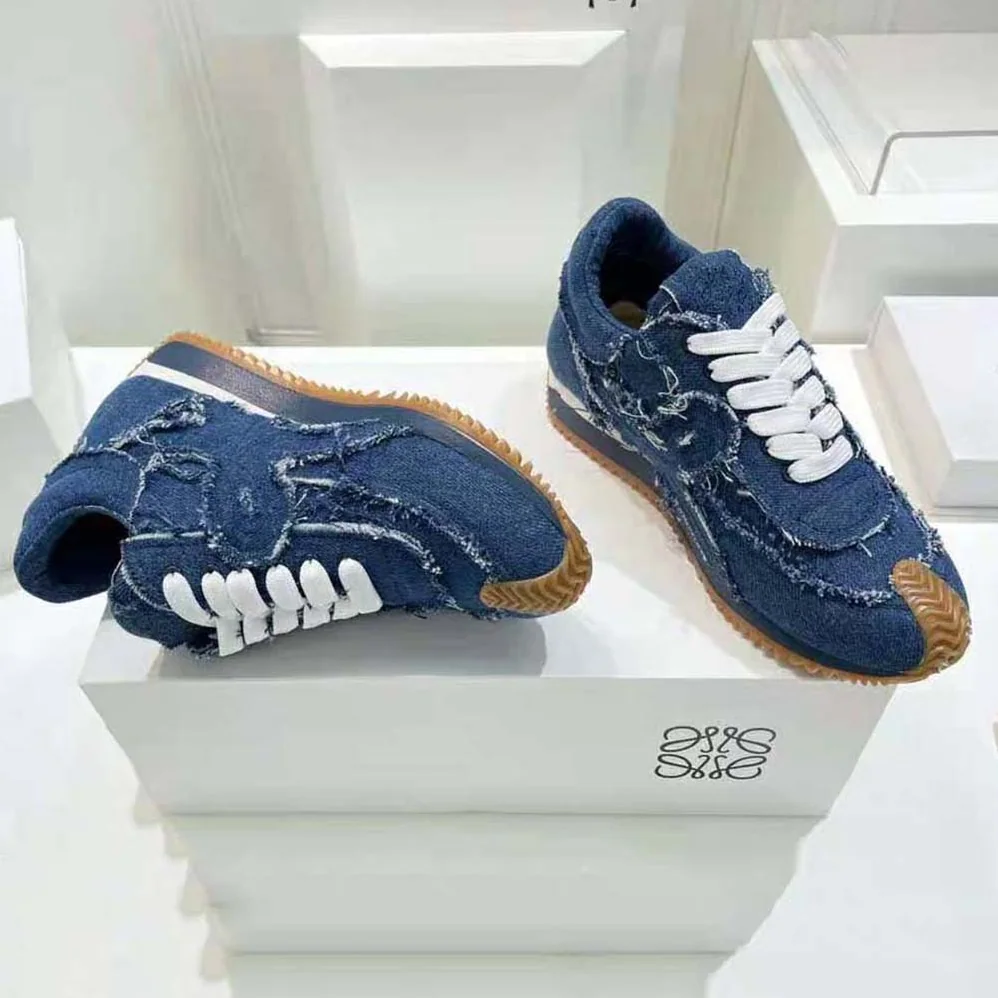 Loewe Flow Runner in Denim for Women in Blue