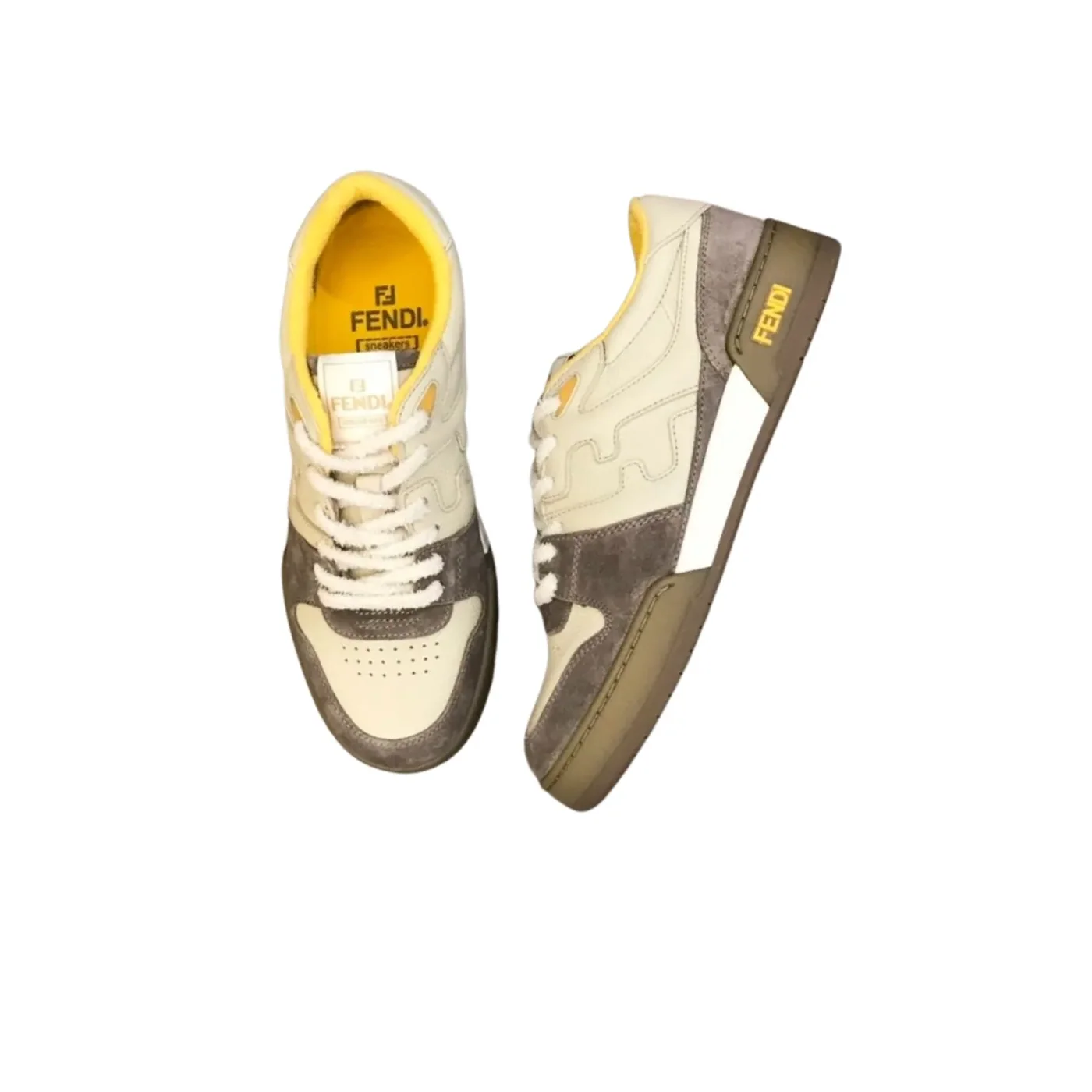 Fendi FD Match Low Tops Sneakers Grey 8E8252AHH2F1FHU Fendi FD Match Low Tops Sneakers Grey 8E8252AHH2F1FHU