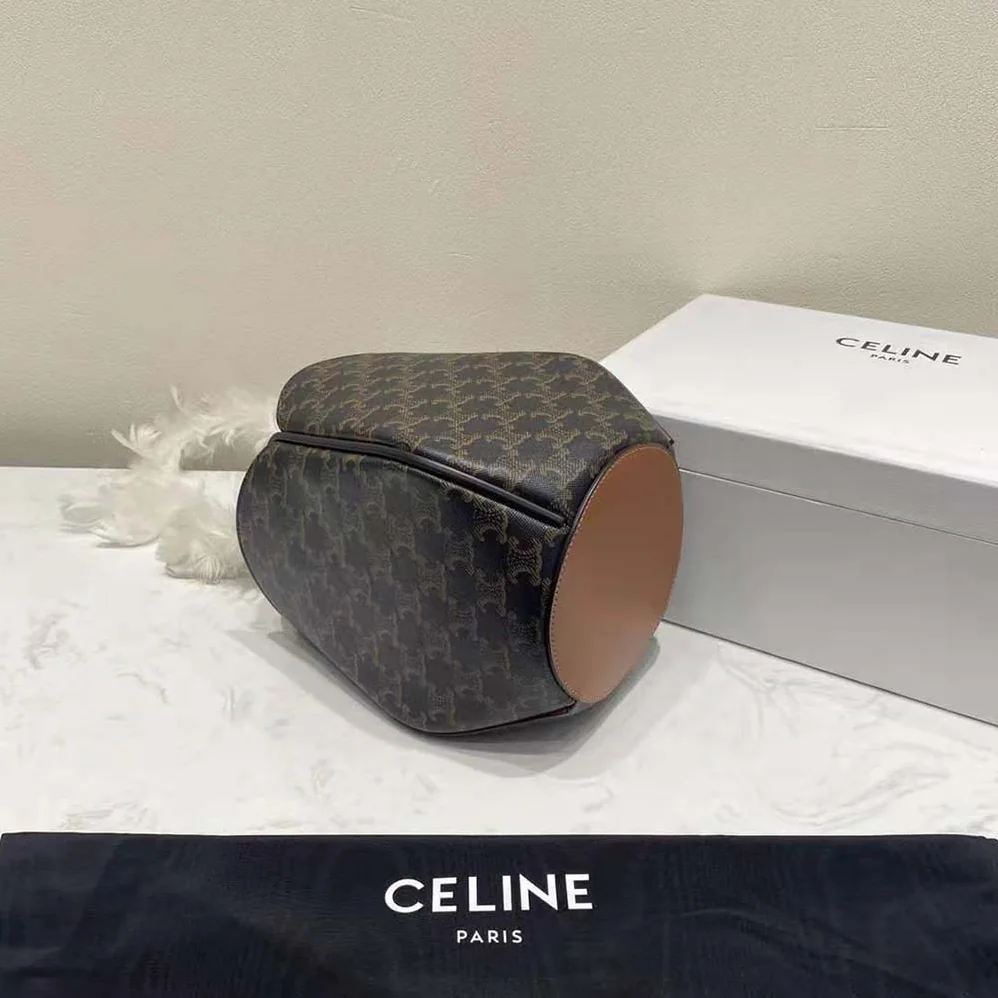 Celine Celine Marlou Bag in Triomphe Canvas for Women Celine Celine Marlou Bag in Triomphe Canvas for Women