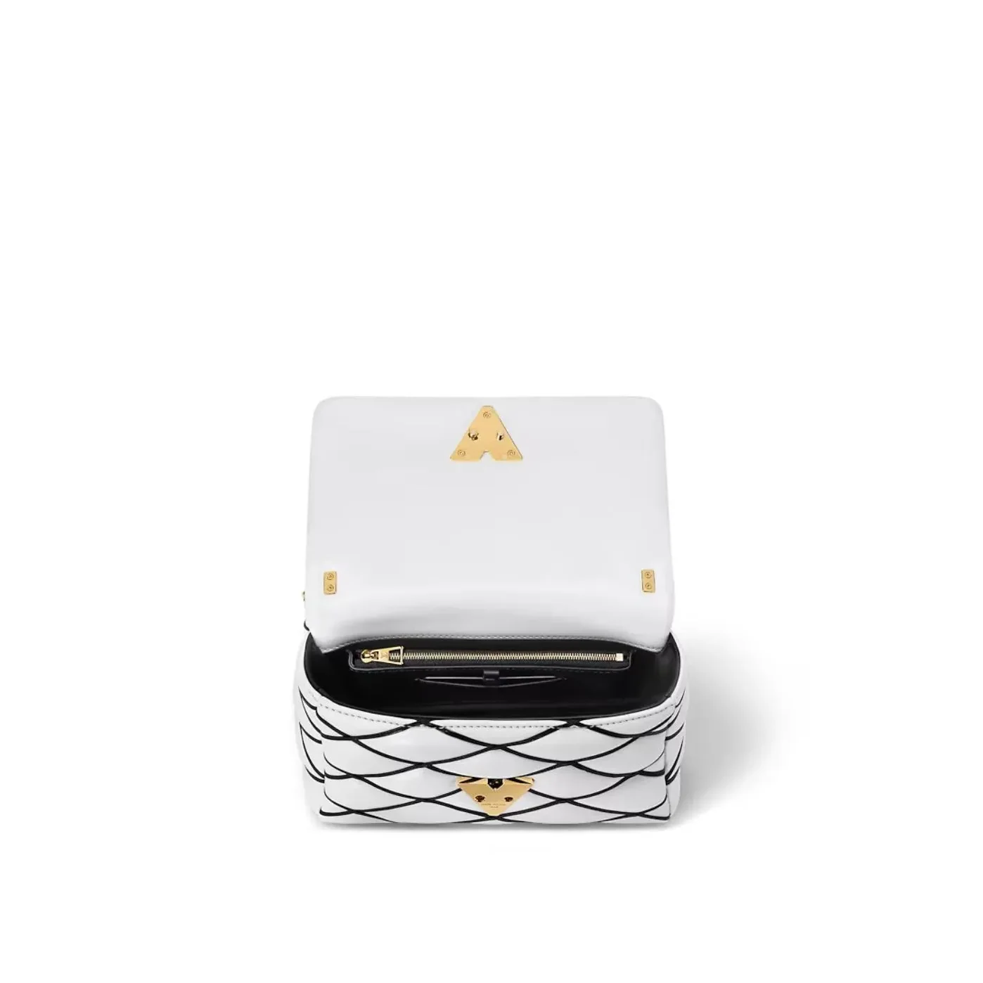 Louis Vuitton GO- White/ Black Bag - 9.1 Inches/ Louis Vuitton GO- White/ Black Bag - 9.1 Inches/
